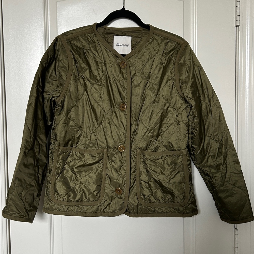 Madewell quilted jacket, lightweight